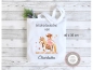 Preview: Cowgirl Pony Wechselwäsche Beutel Wechselkleidung Name (personalisiert) Kindergarten Wunschname KITA Kindergarten Einschulung Lüttentüddel®